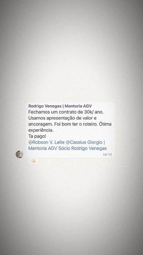 Contrato de 30 mil por ano em menos de 30 dias