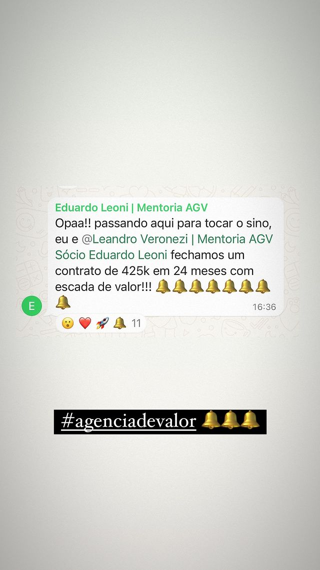 Contrato de 425k em 24 meses com a escada de valor